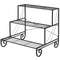 3 Tier Outdoor Metal Garden Planter Holder Shelf Durable Steel Plant Display Stand 3