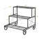 3 Tier Outdoor Metal Garden Planter Holder Shelf Durable Steel Plant Display Stand 4