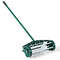 Rolling Lawn Aerator with Splash-Proof Fender, Heavy Duty Garden Soil Aerator Tool with 1.2 Spikes