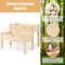 2 Tier Wooden Elevated Planter Box With Legs And Drain Holes For Balcony And Yard Durable Fir Wood 2