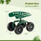 Heavy-Duty Garden Rolling Workseat with 360° Swivel Seat & Adjustable Height – Sturdy Mobile Garden Stool Cart