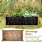 Rectangular Planter Box with Drainage Holes – Outdoor Wooden Garden Bed for Backyard, Lawn, Patio, Herbs & Vegetables