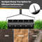 Manual Lawn Aerator With Detachable Handle 18 Inch Spike Roller For Effortless Soil Aeration Lush 2