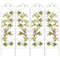 4 Pack 71 x 20 Inches Metal Garden Trellis for Climbing Plants, Heavy Duty Outdoor Plant Support Fence Panels for Vines