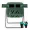 360° Rotatable Tumbling Composter with 2 Sliding Doors, Dual Chamber Outdoor Compost Bin, 43 Gallon Garden Waste Tumbler
