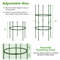 3-Pack Garden Trellis 40/60 Inch Tall Plant Support Stands with Clips and Ties for Climbing Vegetables and Flowers