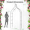 9.5 Feet Decorative Metal Garden Arch Trellis for Vine Rose Climbing, Outdoor Wedding Ceremony Arbor Backdrop Stand