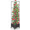 67'' Raised Garden Bed with Trellis & Planter Box, Mobile Self-Watering Vertical Gardening Planter for Tomatoes, Vines