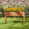 Raised Garden Bed with Legs and Drainage Holes for Backyard, 30" Tall Wooden Planter Box for Vegetables, Herbs & Flower