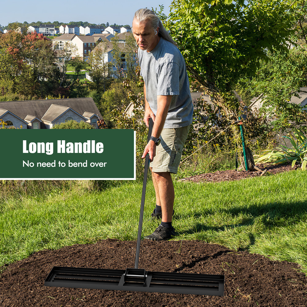 Lawn Leveling Rake Professional Heavy Duty Soil Leveling Tool For Lawn Care Topsoil And Turf Mainte 1
