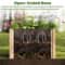 Deep Wooden Raised Garden Bed Elevated Planter Box with Open Bottom for Outdoor Vegetables, Herbs & DIY Gardening