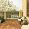 27 Pieces Acacia Wood Interlocking Patio Deck Tile – Easy-Install Hardwood Flooring for Outdoor & Indoor Us