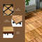 27 Pieces Acacia Wood Interlocking Patio Deck Tile – Easy-Install Hardwood Flooring for Outdoor & Indoor Us