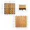 27 Pieces Acacia Wood Interlocking Patio Deck Tile – Easy-Install Hardwood Flooring for Outdoor & Indoor Us