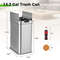 13.2 Gal Stainless Steel Slim Kitchen Trash Can with Wing Lids & Motion Sensor, Touchless Operation