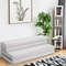 4 Inch Folding Sofa Bed Foam Mattress with Handles, Convertible Floor Couch Guest Bed for Small Spaces, Dorms, or Kids