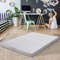 4 Inch Folding Sofa Bed Foam Mattress with Handles, Convertible Floor Couch Guest Bed for Small Spaces, Dorms, or Kids