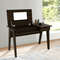 Modern Dressing Table with Flip Mirror and Storage Drawer, 2-in-1 Vanity Makeup Desk with Hidden Compartments