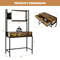 Industrial Vanity Table With 3Height Adjustable Mirror Storage Bag 5