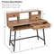 42Inch Vanity Desk With Tabletop Shelf 2 Drawers Sturdy Dressing Study Table 4