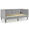 Twin Size Daybed Frame with Sturdy Wooden Slat Support, Compact & Comfortable