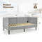 Twin Size Daybed Frame with Sturdy Wooden Slat Support, Compact & Comfortable