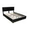 PU Leather Upholstered Platform Bed with 4 Drawers Full/Queen Size, Adjustable Headboard
