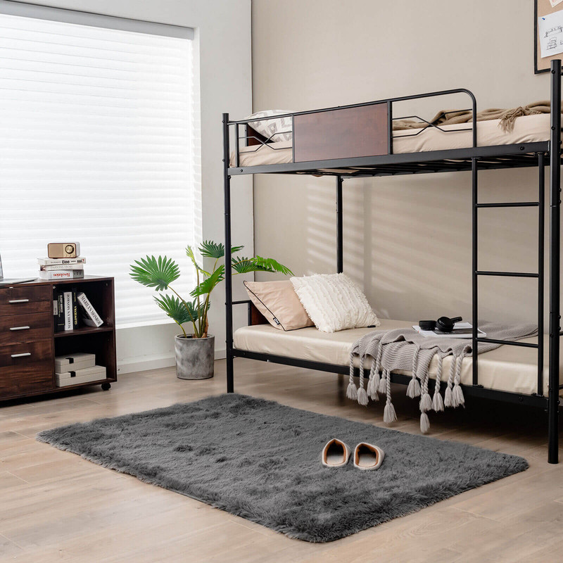 4x6 Feet Modern Soft Shag Rug With NonSlip Grip Dots Plush Stylish 1