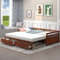 SpaceSaving King Daybed With Trundle Extendable Twin To King  2 Storage Drawers 7