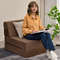 Tri-fold Folding Sleeper Sofa Bed Chair Convertible Lounge Couch for Living Room & Bedroom Guest Use
