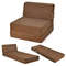 Tri-fold Folding Sleeper Sofa Bed Chair Convertible Lounge Couch for Living Room & Bedroom Guest Use