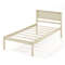 Twin/Full/Queen Size Wooden Bed Frame with Headboard and Slat Support, No Box Spring Needed, Platform Bed
