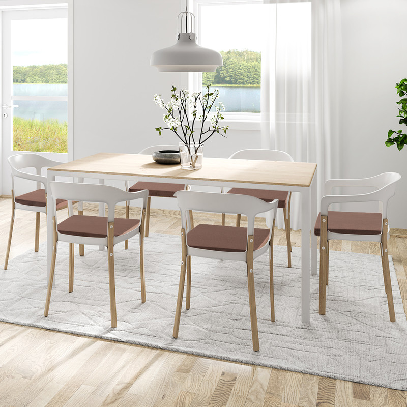 10 Pack Seat Cushions Gel Memory Foam for Back Pain Relief, Ergonomic Office, Dining, Wheelchair & Car Chair Pads