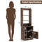 Bedside Tables Tall Nightstands With Open Shelf And Storage Cabinet Modern Bedside Furniture With U 7