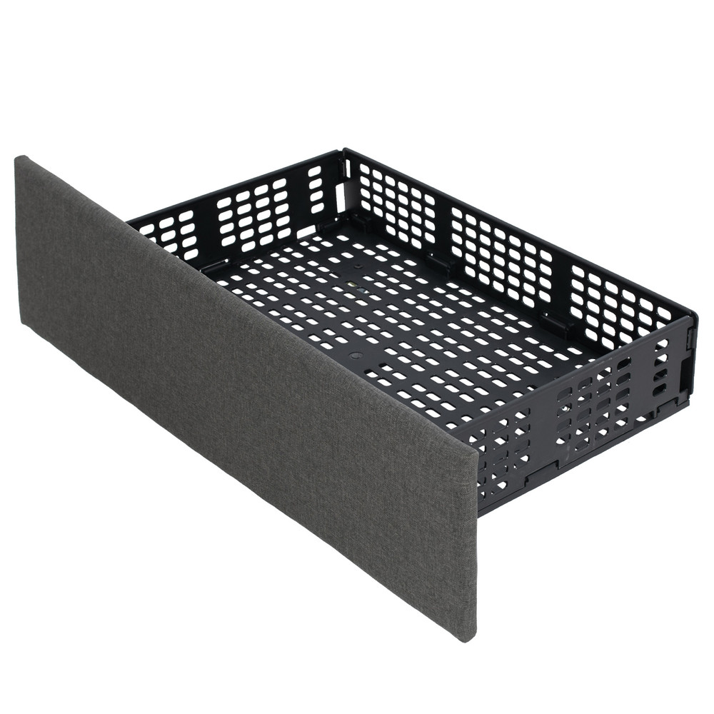 Modern Upholstered Queen LED Bed Frame With Drawers And Headboard Storage Platform Bed With Lights 5