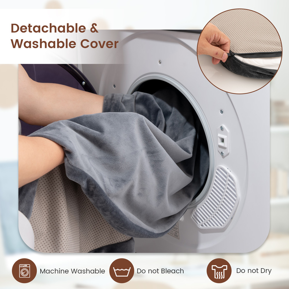 Orthopedic Dog Bed with Memory Foam Support, Waterproof, Washable Cover, Large Dog Mat for Joint Relief, Comfort