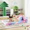 Kids Folding Sofa Bed Floor Mattress Glow In The Dark With PillowMulticolor 3