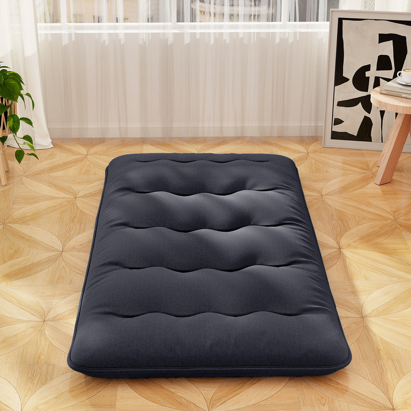 Futon Mattress with Washable Cover and Foldable Mat, Portable Floor Bed for Guest, Camping, Kids, Yoga