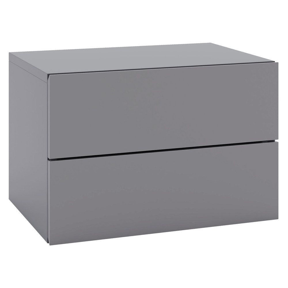 Floating Nightstand with Drawers and Storage Shelf, Space-Saving Wall-Mounted Bedside Table
