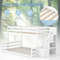 Solid Wood Twin Over Full Low Bunk Bed With Storage Stairs SpaceSaving Kids Bed 7