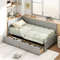 Twin Size Daybed with 2 Storage Drawers No Box Spring Needed