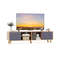 63 TV Stand Cabinet For TVs Up To 65 Inch With Open Shelves Living Room Storage 5