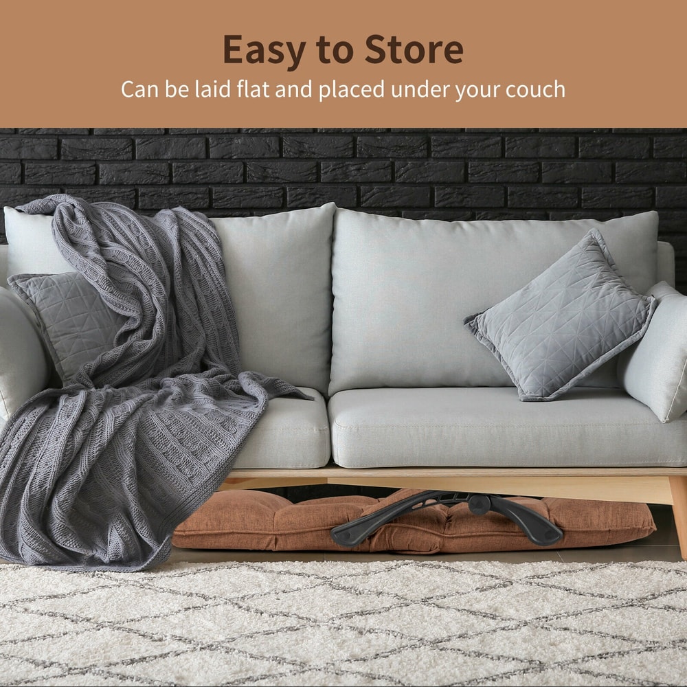 Adjustable Lazy Sofa Chair 14Position Recliner With Waist Pillow Armrests 1