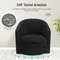 Modern Swivel Accent Chair With 360Degree Rotation  Sturdy Metal Base Easy Assembly 7