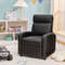 Ergonomic PU Leather Kids Recliner Lounge Sofa for Ages 3-12, Comfortable & Durable