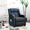 Soft Kids Recliner Chair With Storage Pockets  Foldable Footrest Comfortable Seating 0