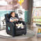 Soft Kids Recliner Chair With Storage Pockets  Foldable Footrest Comfortable Seating 1
