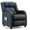 Soft Kids Recliner Chair With Storage Pockets  Foldable Footrest Comfortable Seating 4