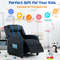 Soft Kids Recliner Chair With Storage Pockets  Foldable Footrest Comfortable Seating 2