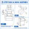 Soft Kids Recliner Chair With Storage Pockets  Foldable Footrest Comfortable Seating 6